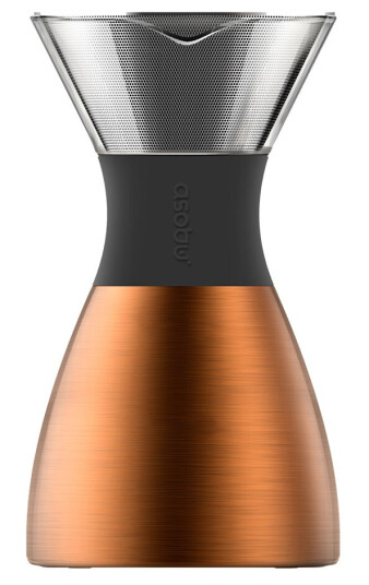 Asobu Pour over brygger 1L kobber/svart