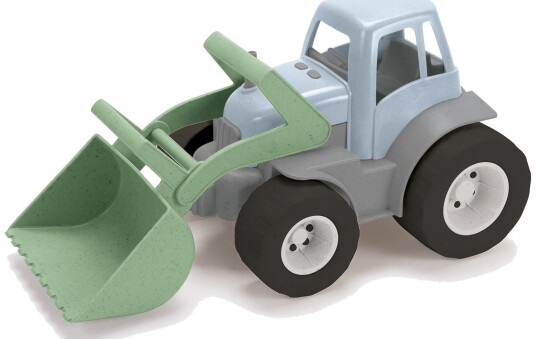 Dantoy BIO Plast Leketraktor Med Frontlaster Fra 2 År Grønn Skuffe