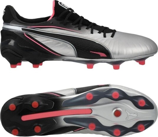 PUMA King Ultimate FG/AG Audacity PUMA Sølv/PUMA Svart/Solen slo til/PUMA White Kvinner størrelse 37