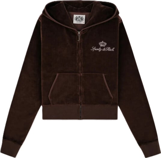 Sporty & Rich Dame Gensere & Hettegensere Brun M,