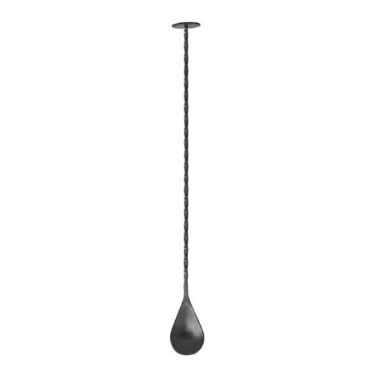 Lurch   Disk barskje med muddler 29 cm smokey grey