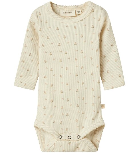 Lil'Atelier langermet body Nbfgago Turtledove Flower Lil'Atelier langermet body Nbfgago Turtledove Flower