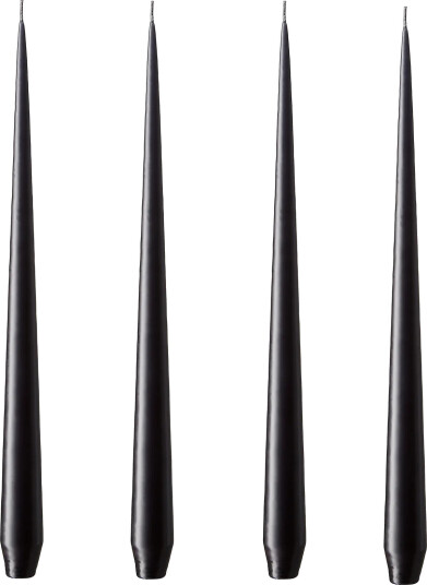ester & erik ester & erik lys 4 stk. matt raw black 32 cm