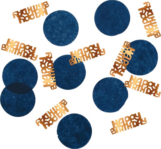 Folat Bordkonfetti Happy Birthday True Blue 25 gram 66011