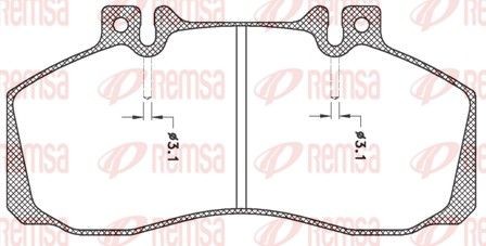 Bremseklosser REMSA JCA 245.00