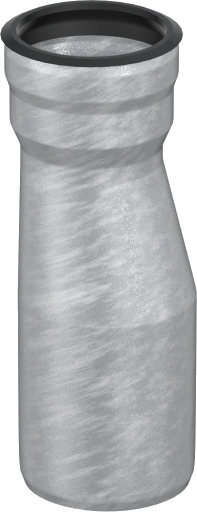 GM X 80/100MM OVERGANGSRØR galvanized 80x100 mm
