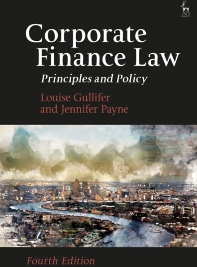 Corporate Finance Law Principles and Policy