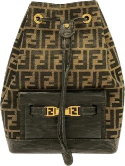 Fendi Vintage, Herre, Pre-owned, Brun, ONE SIZE,