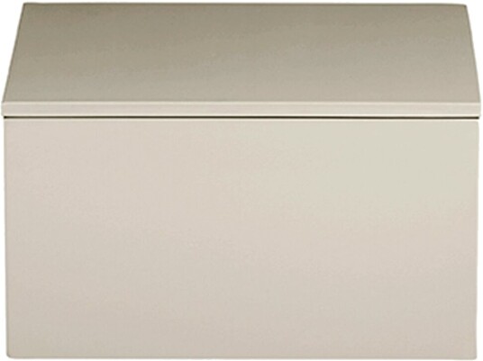 Mojoo Lux lakkert oppbevaringsboks 19x19x10,5 cm Latte
