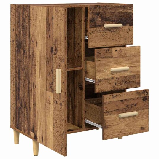 Serviesskap Gammelt tre 34 x 69.5 x 90 cm Konstruert tre