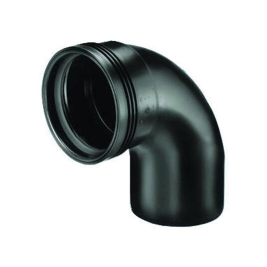 Wavin Wafix Langbend PP 88,5° Ø75-110mm 75mm / Wavin Wafix Langbend PP 88,5° Ø75-110mm 75mm /