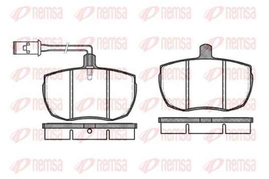 Bremseklosser REMSA 0056.12 Bremseklosser REMSA 0056.12