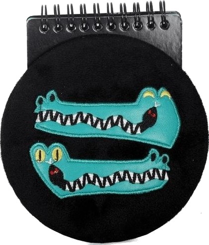 Alligator Spiral Notatbok
