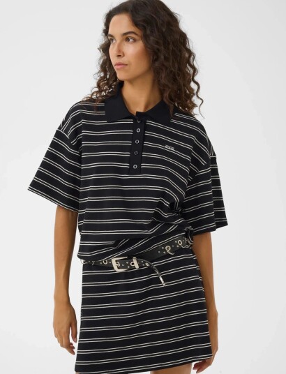 Gestuz Gzpilova Polo Tee Black M