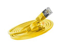 Lightwin Pkw Stp Slim K6a 1.5 Ge 1,5 M Cat6a U/Ftp Stp Rj 45 Rj 45 Gult PKW STP SLIM K6A 1.5 GE