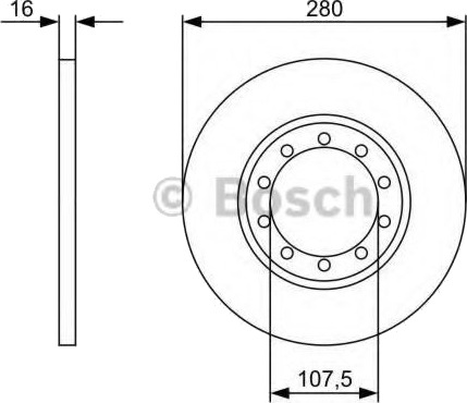 Bremseskive BOSCH 0 986 479 390 Bremseskive BOSCH 0 986 479 390