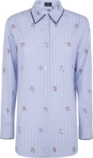 Etro, Dame, Bluser & Skjorter, Blå, S,
