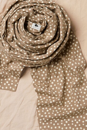 Coracor Bæresjal Big Dot Taupe