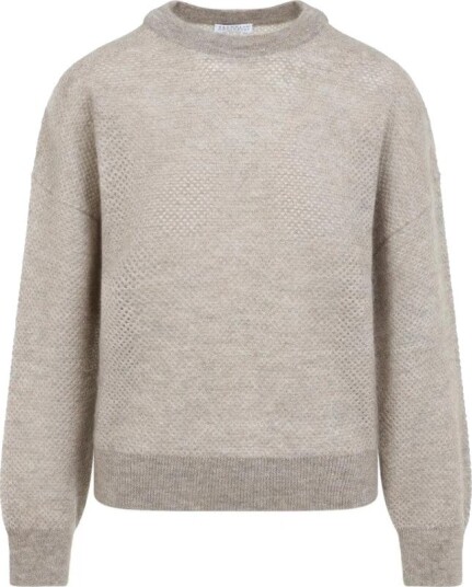 Brunello Cucinelli Dame Strikkevarer Brun L,