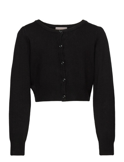 Creamie Creamie Short Cardigan Black 116 Creamie Creamie Short Cardigan Black 116