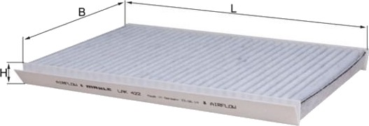 MAHLE LAK 422 Kupefilter MAHLE LAK 422 Kupefilter
