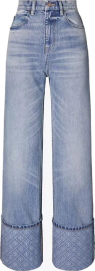 Tory Burch Dame Jeans Blå W29,