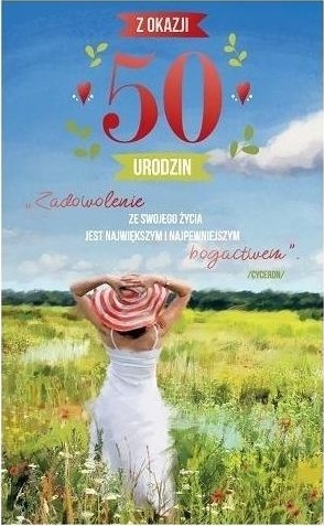 Abcard Gratulasjonskort 50 År Bursdag P08