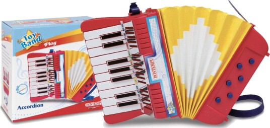 Bontempi 17-Tasters Trekkspill I Plast
