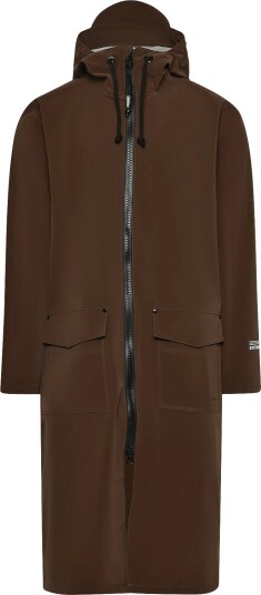 Stutterheim Stockholm Long Patch Matte Dark Brown DARK BROWN XS