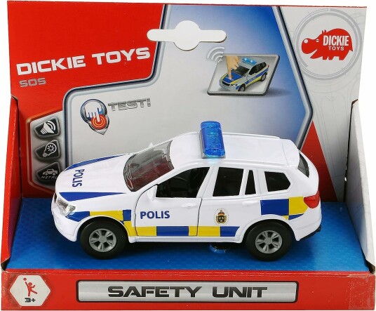 Dickie Toys Svensk Politibil Dickie Toys Svensk Politibil