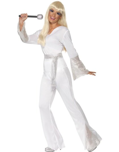70"s Disco Lady Kostyme til Dame Small