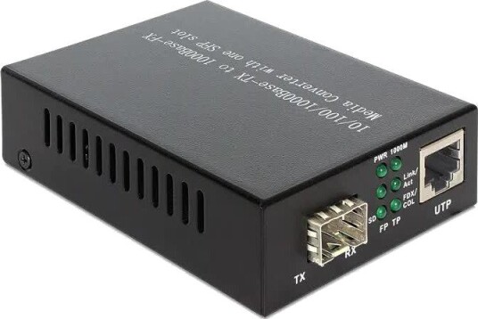 DeLOCK 86220 RJ45 til SFP Mediekonverter Gigabit Ethernet