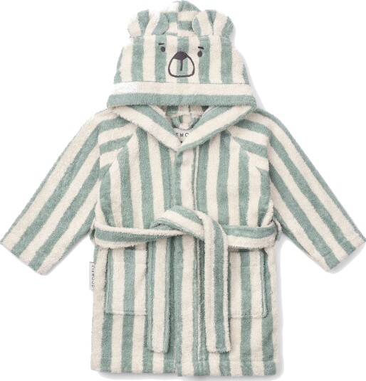 LIEWOOD Lily Badekåpe Peppermint/Creme de la creme 1 2 år LIEWOOD Lily Badekåpe Peppermint/Creme de la creme 1 2 år