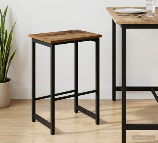 vidaXL Barstol Gammelt tre 40 x 32 x 64 cm Konstruert tre vidaXL Barstol Gammelt tre 40 x 32 x 64 cm Konstruert tre