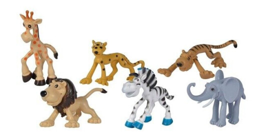 SIMBA DICKIE GROUP Funny Animals Safari 6pcs SIMBA DICKIE GROUP Funny Animals Safari 6pcs
