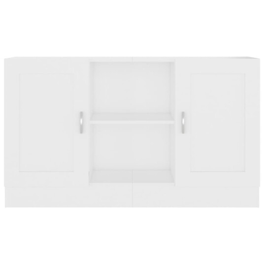 vidaXL Skjenk hvit 120x30,5x70 cm sponplate