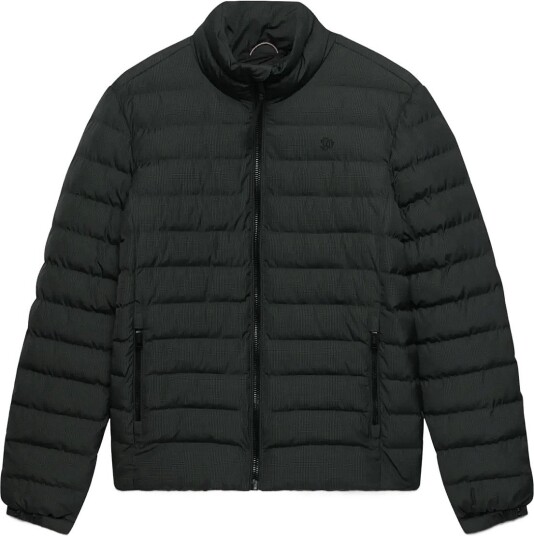 Superdry Fuji Estate Padded Jacket OLIVE/NAVY CHECK 3XL