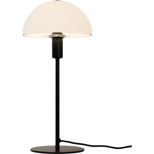 NORDLUX ELLEN BORDLAMPE E14 OPAL/SORT NORDLUX ELLEN BORDLAMPE E14 OPAL/SORT