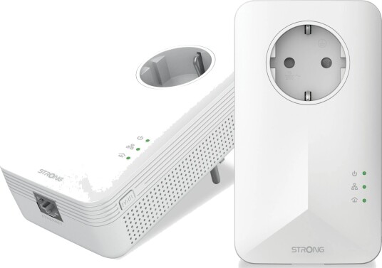 Strong PowerLine 1000 Kit Powerline-adapter 1000 Mbit/s Ethernet LAN Hvit 2-pack Strong PowerLine 1000 Kit Powerline-adapter 1000 Mbit/s Ethernet LAN Hvit 2-pack