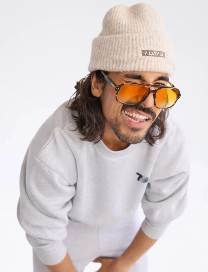 7 DAYS Active Beanie - Beige - ONE SIZE 7 DAYS Active Beanie - Beige - ONE SIZE
