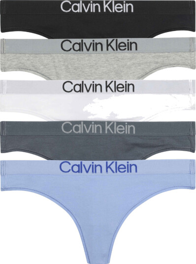 Calvin Klein Thong 5Pk - Multi/patterned - L