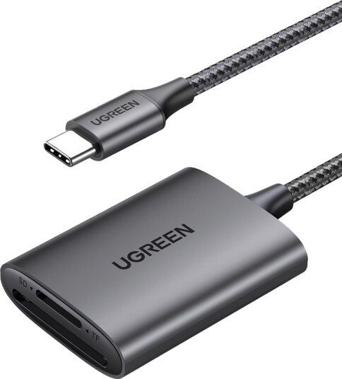 Ugreen USB-C Kortleser for SD/TF med Høy Dataoverføringshastighet Ugreen USB-C Kortleser for SD/TF med Høy Dataoverføringshastighet