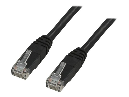Deltaco Cat 6 Koblingskabel 20 m RJ-45 Flertrådet Svart