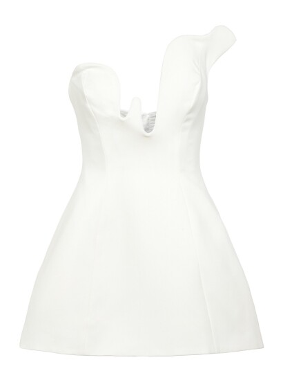 Bardot Rosalyn Hourglass Mini Dress   White   40