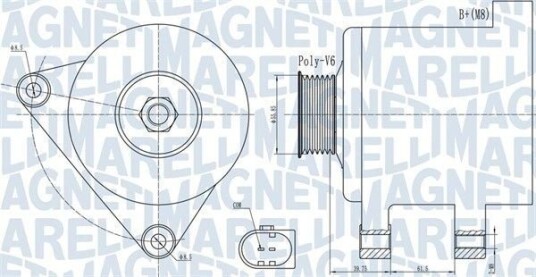 Dynamo MAGNETI MARELLI 063731910010
