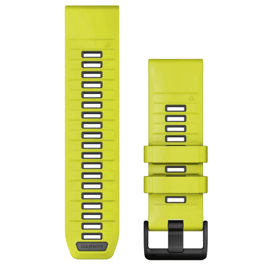 Garmin QuickFit 26 Silicone Amp Yellow/Graphite Amp Yellow/Graphite one_size