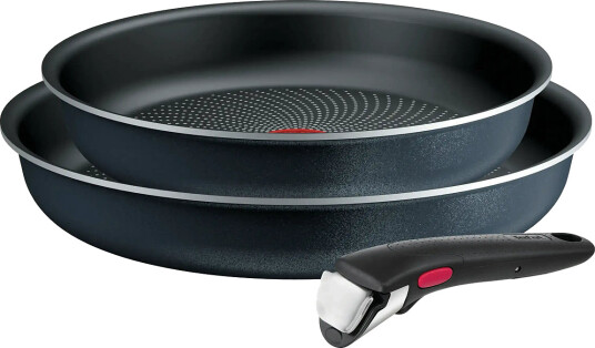Tefal Ingenio So Light 3 Pcs Set Frypans 24/28Cm - Black - ONE SIZE