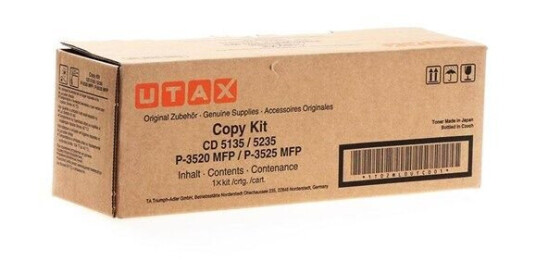 Utax 613511010 - Black - Laser toner Svart