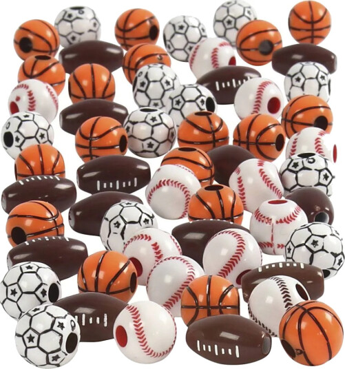 Sportperler Creativ Company Ass Farger Str 11 15 mm Hullstr 3 4 mm 45 g/1 Pk