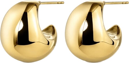 Bud To Rose Divino Earring Gold Gold ONE SIZE Bud To Rose Divino Earring Gold Gold ONE SIZE